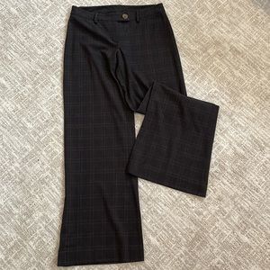 Cabi brown and black plaid dress pants